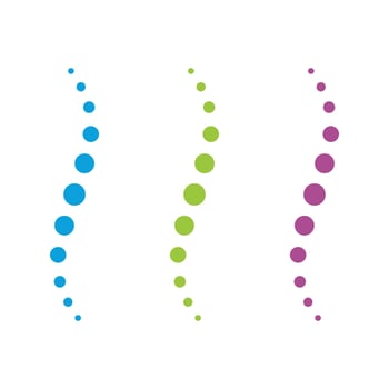 Set Spine Logo Template Illustration Design. EPS 10. vector