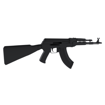 Assault rifle isolated on transparent png