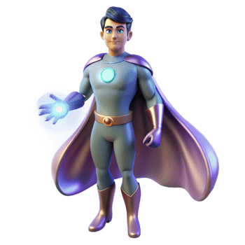 extraordinary classic A superhero with invisibility powers, partially visible through a shimmering distortion, lit with an ethereal, ghostly light in a mysterious, enigmatic style exclusive png