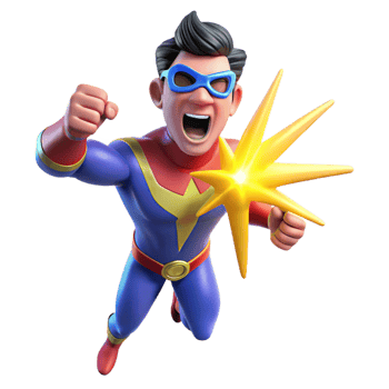 beautiful modern A superhero with teleportation powers, disappearing in a flash of light, lit with a bright, white light in a teleportation, sci-fi style premium png