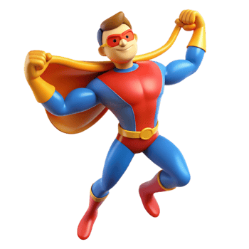 beautiful traditional A superhero with elasticity powers, stretching their limbs to incredible lengths, lit with vibrant, cartoonish colors in a stretchy, rubbery style exclusive png