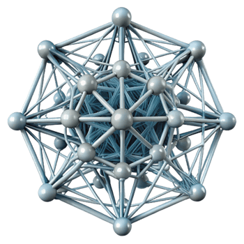 stunning minimalist A complex network of branching, fractal lines, forming a delicate, web-like structure, illuminated by a soft, ambient light, with a scientific visualization style genuine png