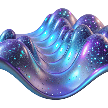 stunning rustic A field of shimmering, holographic particles, forming a wave-like pattern, illuminated by a cool, neon light, with a futuristic, sci-fi aesthetic original png