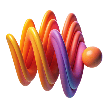vibrant classic An abstract representation of sound waves, using vibrant, undulating lines of varying thickness and opacity. The color palette is inspired by a sunset high quality png