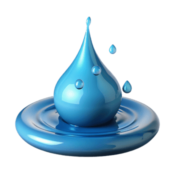 dramatic modern A single drop of water splashing into a pool, high-speed photography, with dynamic water droplets authentic png