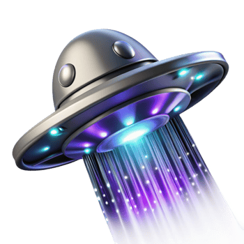 wonderful contemporary A sleek, silver spaceship piercing through a digital storm of binary code, streaks of electric blue and purple, dramatic spotlighting, retrofuturism style premium png