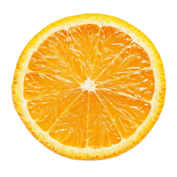 Close-up View of a Vibrant Orange Citrus Fruit Slice png