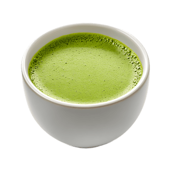 Steaming Cup of Fragrant Matcha Green Tea png