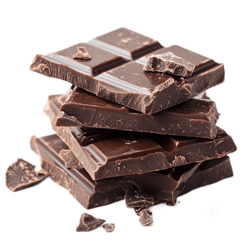 Delectable Stacked Dark Chocolate Bars for Indulgent Cravings png