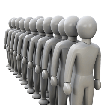 extraordinary rustic A crowd of faceless figures marching in unison, monochrome palette, oppressive atmosphere, Orwellian style detailed png