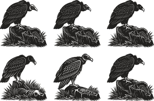 Majestic Vulture Artwork vector