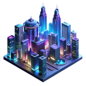 dramatic creative Cyberpunk cityscape, towering neon-lit skyscrapers, flying vehicles, holographic advertisements, rainy night, cinematic lighting, detailed png