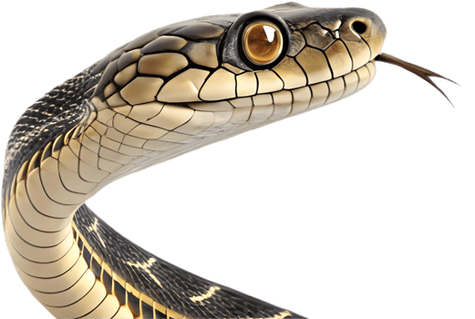 Stunning wild python snake with beautiful patterns for wildlife art. . png