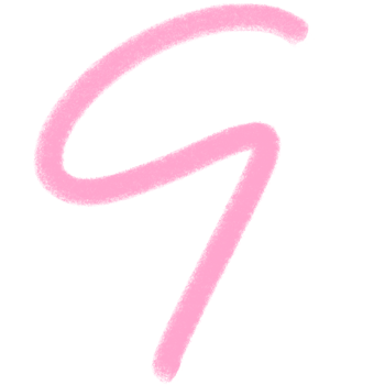 Chalk Pink number 9 png