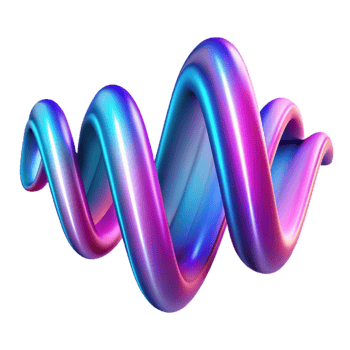 beautiful rustic An abstract representation of sound waves, visualized as undulating, vibrant ribbons of color. Synthwave style with neon lighting premium png