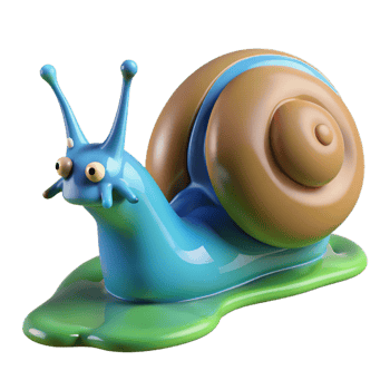 serene classic A snail leaving a trail of slime, macro photography, natural lighting original png