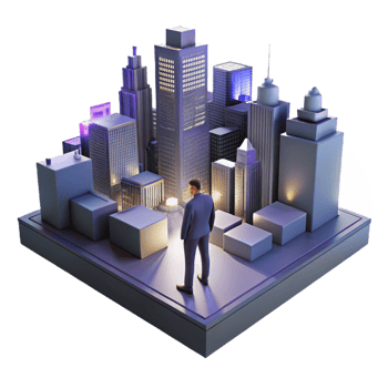 beautiful vintage A lone figure standing on a rooftop overlooking a sprawling cityscape, night, dramatic lighting, cinematic style original png