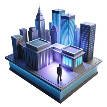 serene rustic A lone figure standing on a rooftop overlooking a sprawling cityscape, night, dramatic lighting, cinematic style detailed png