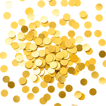 Scattered gold coins on black background png
