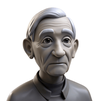 elegant contemporary Portrait of an elderly man with deep wrinkles and a thoughtful expression, Rembrandt lighting, black and white photography style exclusive png