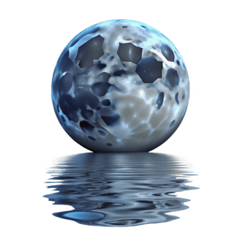 dramatic vintage A full moon reflecting on a calm lake, serene atmosphere, night photography premium png