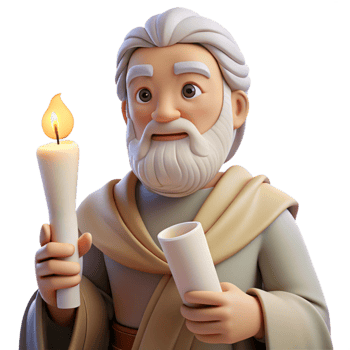 stunning rustic Portrait of an ancient philosopher with a long white beard, a thoughtful expression, and a scroll in hand, lit by warm candlelight, classical Greek style detailed png