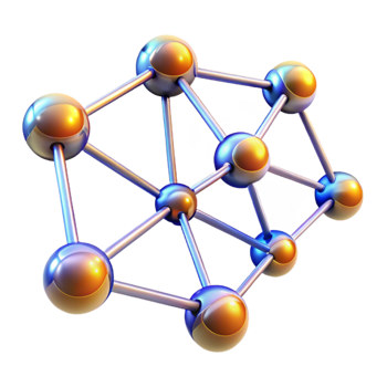 impressive traditional A network of interconnected nodes pulsing with energy, dynamic lighting, abstract digital art, professional png