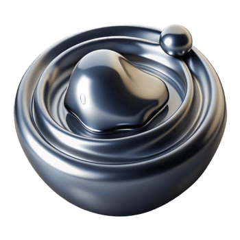 stunning creative A dynamic flow of liquid mercury, forming abstract shapes and ripples, with realistic reflections and a dark, moody atmosphere professional png