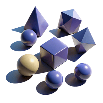 vibrant creative A field of floating, geometric shapes, casting long, dramatic shadows, with a minimalist aesthetic and strong contrast lighting 4K png