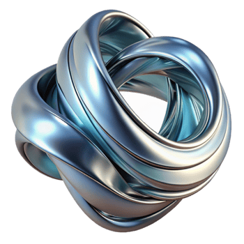 vibrant vintage Flowing ribbons of liquid metal, reflecting a cool, metallic light, rendered in a surreal, abstract expressionist style genuine png