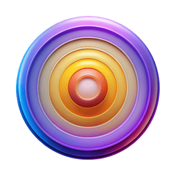 impressive artistic A series of concentric circles, radiating outwards in a vibrant, spectral color scheme, illuminated by a pulsating, strobe light, op art style exclusive png