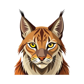 Majestic Iberian Lynx in the Wild vector