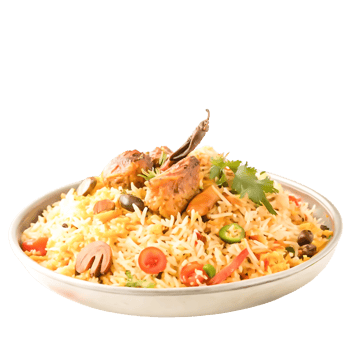 Delicious Chicken Biryani Recipe Aromatic Rice Dish with Spices png