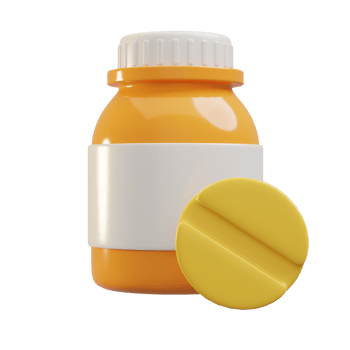 Vitamin 3D illustration png