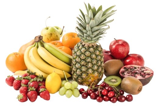 Fresh Fruit Abundance Colorful Pineapple, Bananas, Strawberries, and More png