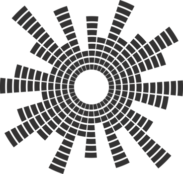 Sound music circular wave. Radial audio equalizer. Round abstract graphic of voice and echo. Frequency geometric bar. png