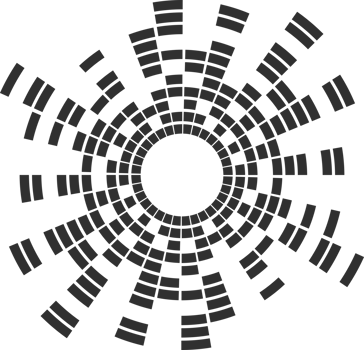 Circular sound wave. Radial music equalizer. Circle spectrum graphic. Round abstract beat. Frequency voice radial effect. png