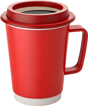 Transparent coffee cup icon for graphic designers. . png