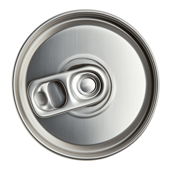 Top View of Aluminum Can png