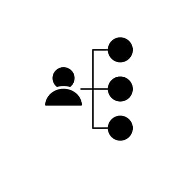 Social Network Icon. Flat design style eps 10 illustration. vector