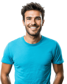 Handsome Young Man Smiling With Confidence And Positivity png