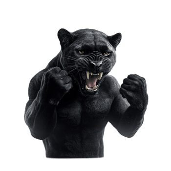 Powerful Black Panther with Muscular Arm Symbolizing Strength and Ferocity png