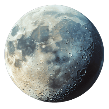 Detailed Closeup View of Lunar Surface with Craters and Textures png