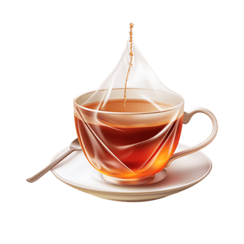 Elegant cup of hot coffee with steam rising above the surface png