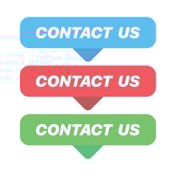 Contact Us Message Bubbles Set vector