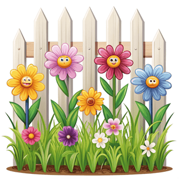 magical flowers is isolated on transparent background png