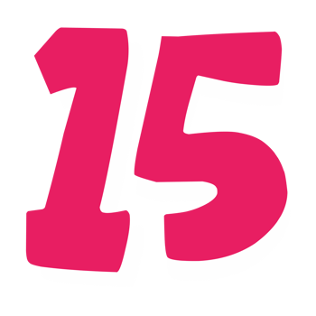 fivety pink number png