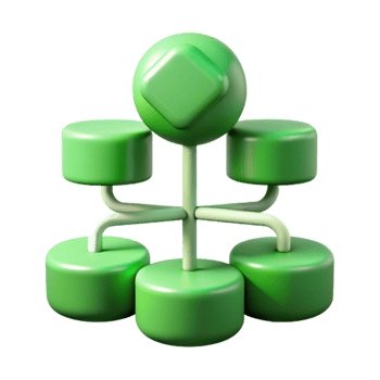 magnificent traditional Abstract Data Flow Visualization Green Isolated Element premium png
