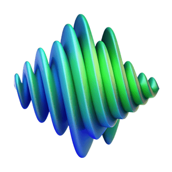 beautiful traditional Abstract Digital Waveform Blue and Green Isolated professional png