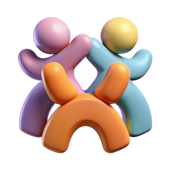 elegant artistic Abstract Figures in Harmony Cutout Isolated genuine png